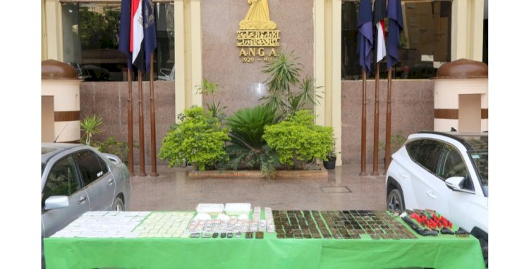 ضبط مخدرات قيمتها اكثر من "١٦" مليون جنيه بحوزة مسجلين