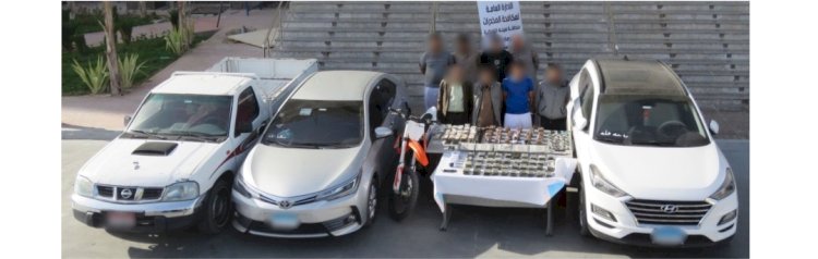 ضبط مخدرات قيمتها "٣٥"مليون بالاسماعيلية