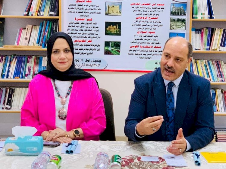 افتتاح المعرض الدائم لختام الأنشطة التربوية لمدارس التعليم المجتمعي للعام الدراسي 2023 / 2024