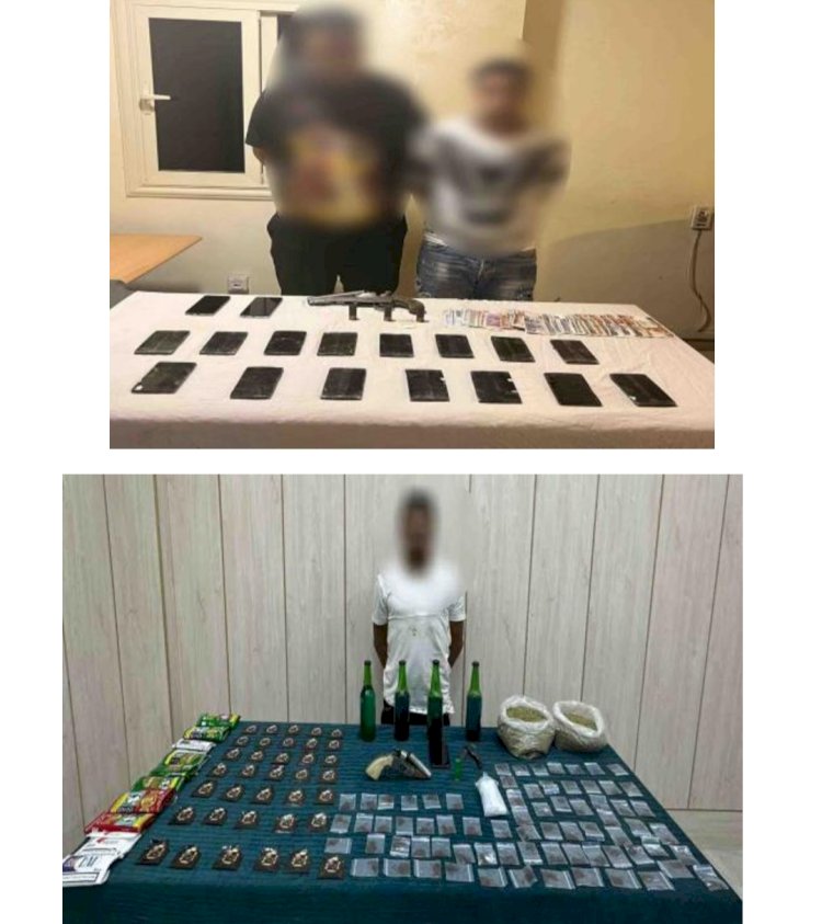 القبض علي ثلاثة تجار مخدرات واسلحة بالقاهرة