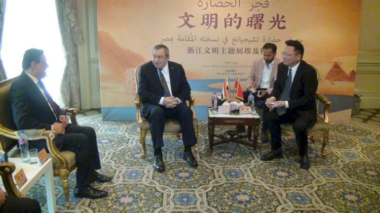 "فجر الحضارة".. معرض احتفالاً بمرور ١٠ سنوات علي الاتفاقية الإستراتيجية بين مصر والصين