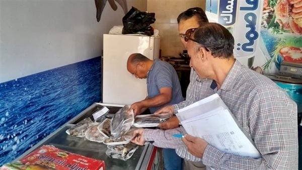 بيطري المنيا: ضبط نصف طن أسماك مملحة ولحوم ودواجن فاسدة