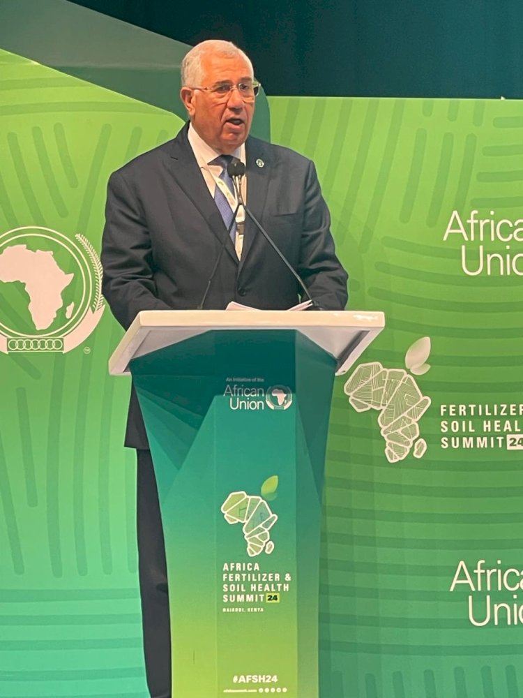 وزير الزراعة يشارك في القمة الرئاسية للاسمدة وصحة التربة بكينيا