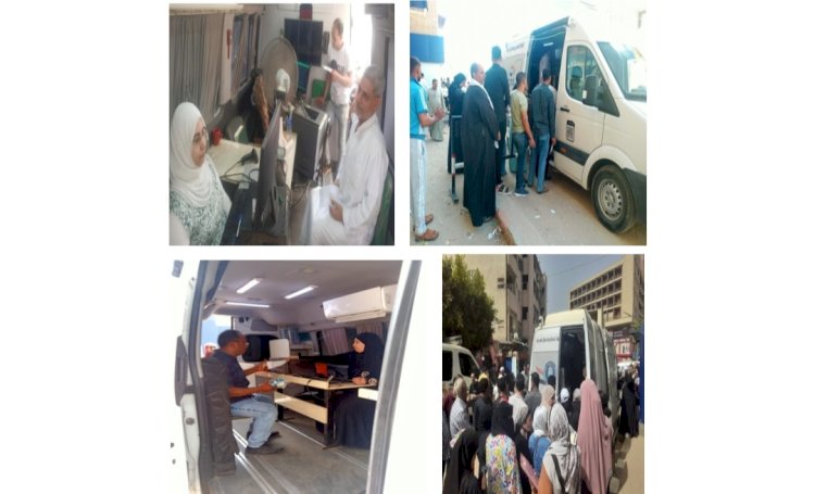 قوافل مجهزة لاستخراج بطاقات الرقم القومي للمواطنين