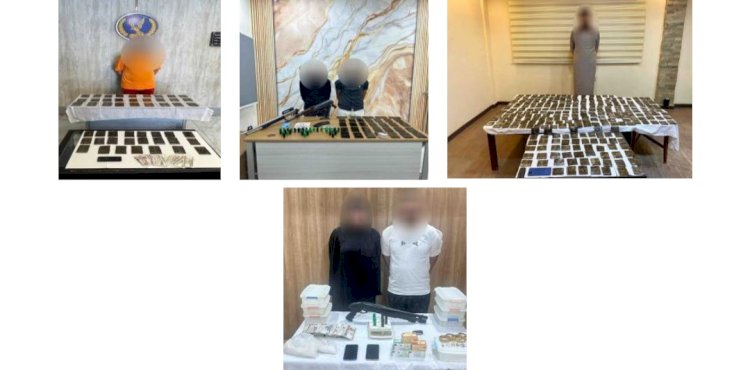 القبض علي تجارمخدرات الاسماعيلية والدقهلية والبحيرة والجيزة