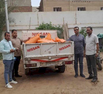 ضبط طن من السماد الأزوتى المدعم قبل بيعه بالسوق السوداء بصفط الخمار بالمنيا