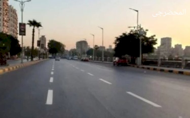 غلق كلي لمنزل كوبري تقاطع محور محمد نجيب  مع طريق العين السخنة القاهرة