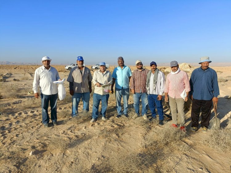 أبطال بحوث الصحراء يتحدون ارتفاع درجات الحرارة بالتجمعات الزراعية بسيناء