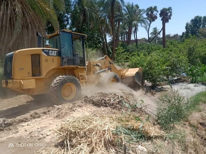 استمرارالمرحلة الأولى من الموجة 23 لإزالة التعديات بالمنيا