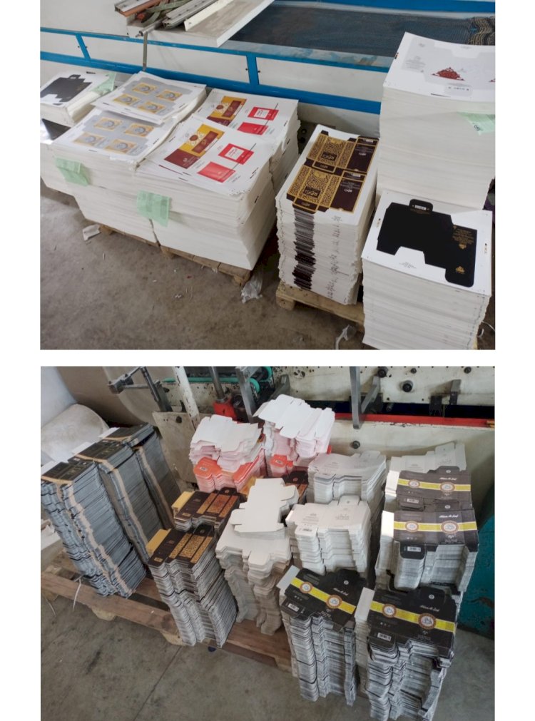 القبض علي مالك مطبعة لقيامه بطباعة منتجات شركات محلية وعالمية بدون تصريح بالقاهرة