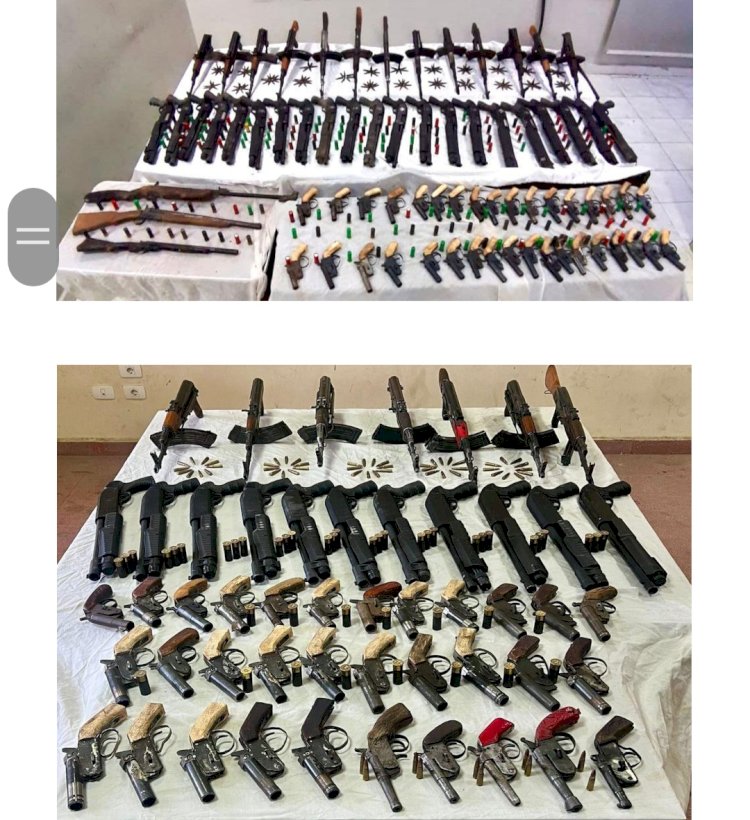 ضبط تجار المخدرات والاسلحة والهاربين من احكام باسيوط ودمياط واسوان