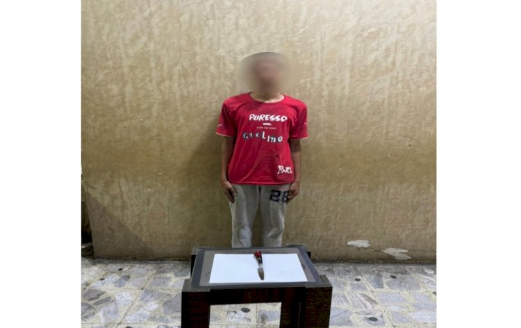 كشف فيديو دلوف طالب شقة جارته وتهديدها بسلاح ابيض لسرقتها