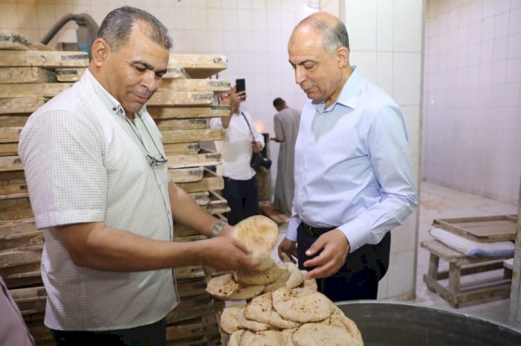 كدوانى يقود حملة تموينية على مخابز قرى أبوقرقاص