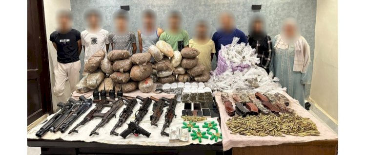 ضبط اخطر تشكيل مخدرات بالدقهلية
