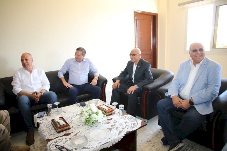 وزيرا الزراعة والري يتفقدان المشروعات المختلفة بسيناء
