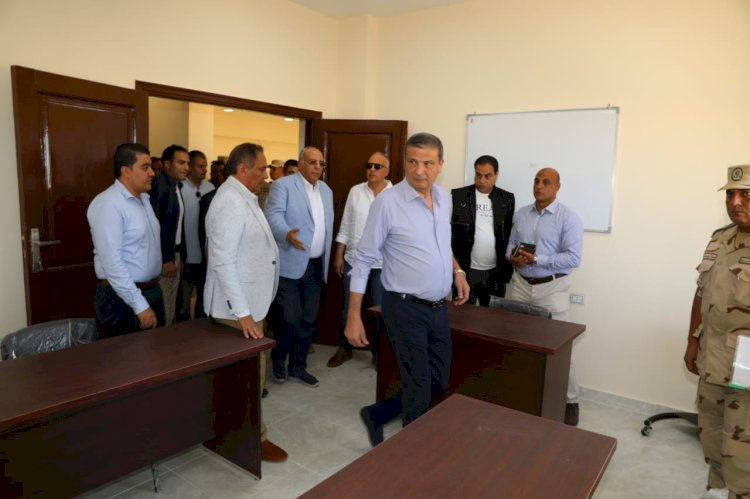 "فاروق وسويلم يتفقدان مركز الخدمات المتكاملة بالنثيلة بسيناء