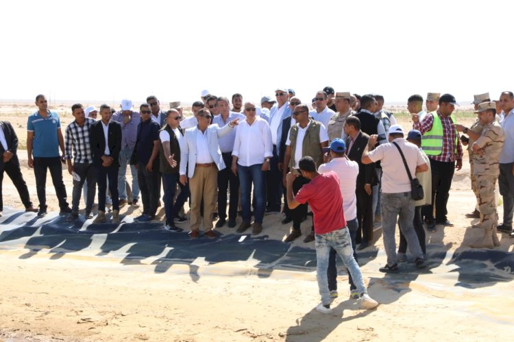 بيان مشترك بين وزارتي الزراعة والري خلال تفقدهما المحاصيل بسيناء