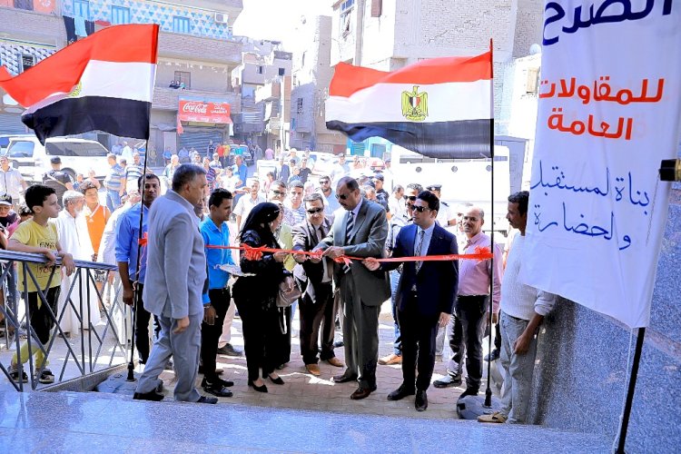 "سراج"يفتتح سوق السمك الجديد بحي غرب سوهاج