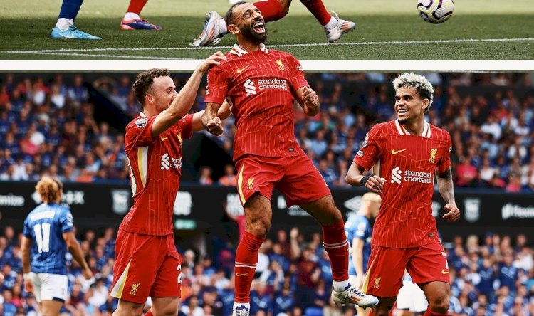 ليفربول يستهل أولى جولاته فى البريميرليج بالفوز على ايبسويتش تاون وصلاح يصنع ويسجل