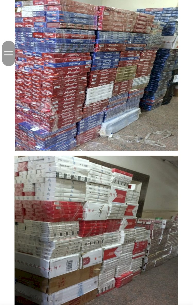 ضبط ٥٠ ألف عبوة سجائر مهربة جمركيا بالقاهرة