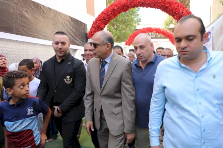 اللواء كدواني يشهد فعاليات القافلة الطبية المجانية الشاملة بمركز مغاغة بالمنيا