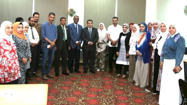 رئيس جامعة جنوب الوادى يشهد فعاليات برنامج تدريب المدربين (TOT) بالجامعة
