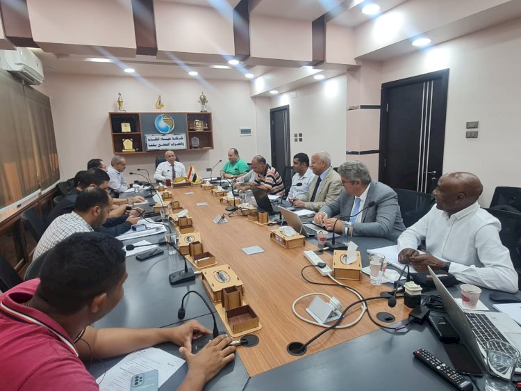 اجتماع بدء مشروع محطة معالجة كرم عمران