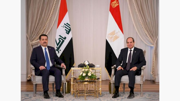 الرئيس السيسي يؤكد لرئيس الوزراء العراقي: دعم مصر الكامل لوحدة العراق وسلامة أراضيه
