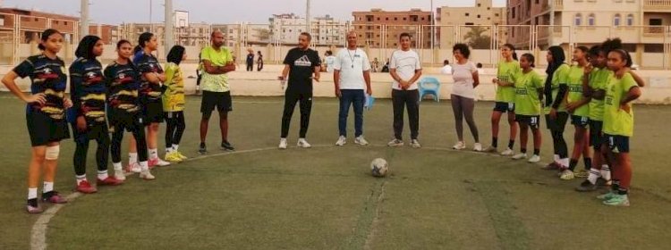 فوز مركز شباب الغردقة"أ" بمهرجان الفتاة والمرأة لكرة القدم الخماسية
