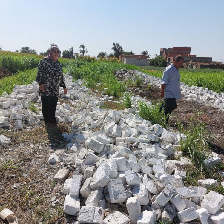 الزراعة بالصور منع التعدي علي الاراضي الزراعية