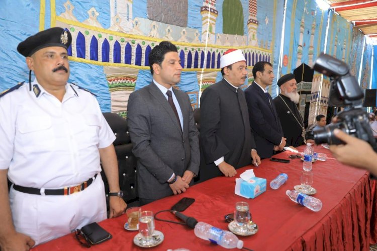 عبدالهادي يشهد صلح عائلتي ال" عميرة"وال "الجحش" بقرية ونينة الغربية بسوهاج