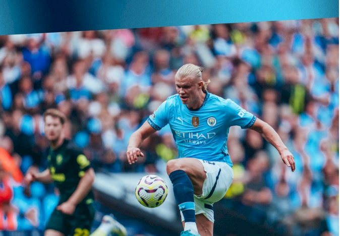 مانشستر سيتى  يحافظ على الصدارة بعد الفوز على برينتفورد