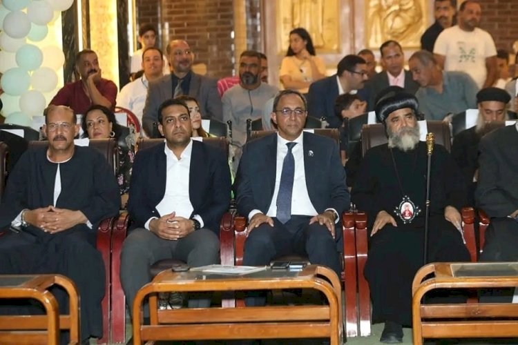 الشعب الجمهوري بنجع حمادي فى ختام المهرجان الصيفي الـ 23 للشباب بدير الأنبا بضابا