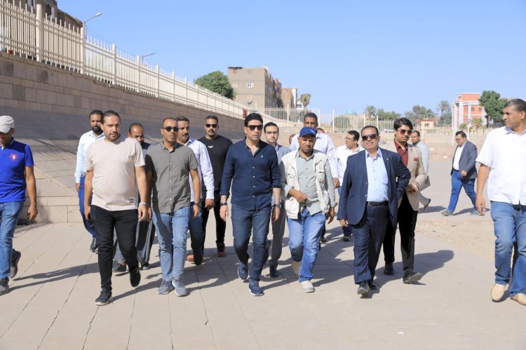 لجنة الخريطة السياحية تتفقد المواقع الاثرية والسياحية بابيدوس بسوهاج