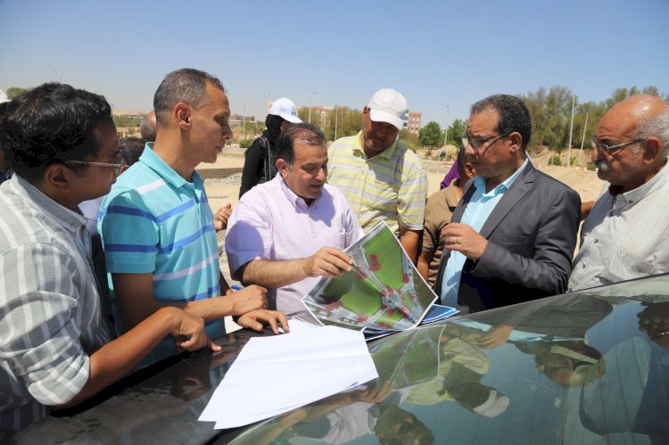 جولة تفقدية لرئيس جامعة جنوب الوادي لمتابعة مشروعات التطوير