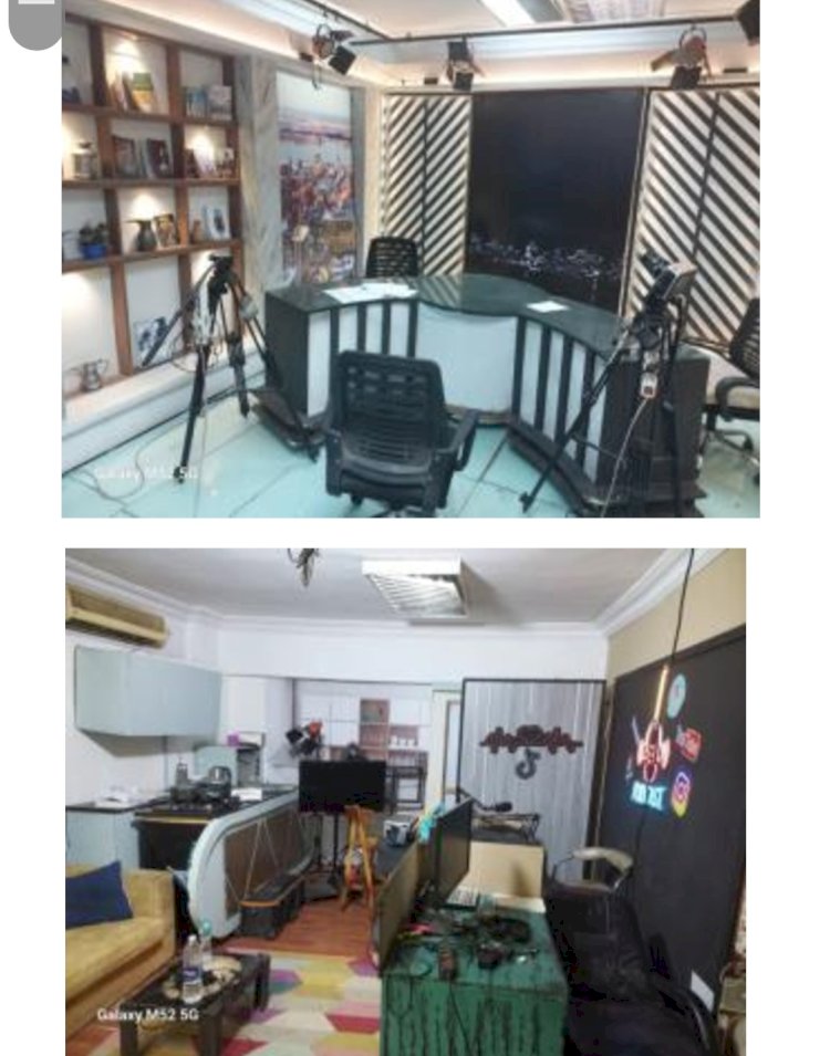 ضبط شبكة انتاج فني بدون ترخيص بالجيزة