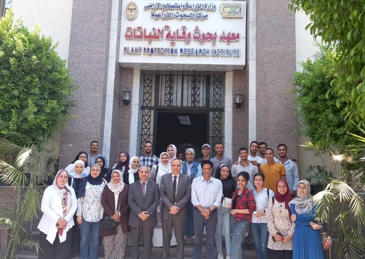 وقاية النباتات يختتم التدريب الصيفي لطلبة الجامعات