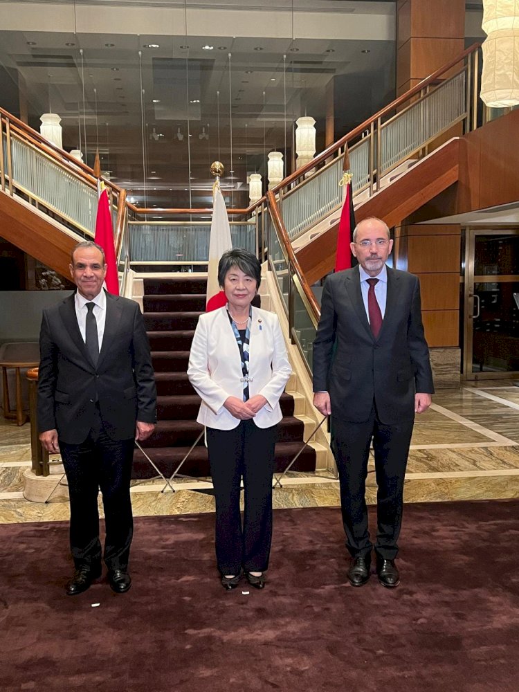 وزير الخارجية يشارك في الاجتماع الوزاري الثاني لآلية التشاور الثلاثي بين مصر والأردن واليابان