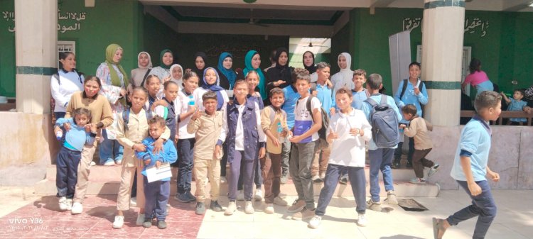 في إطار مبادرة "بداية".. قافلة طبية وندوات تثقيفية بعزبة حامد في قنا