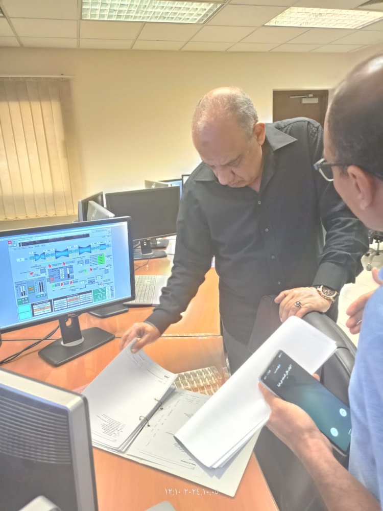 مراجعة شاملة لانظمة تشغيل محطة كهرباء السخنة