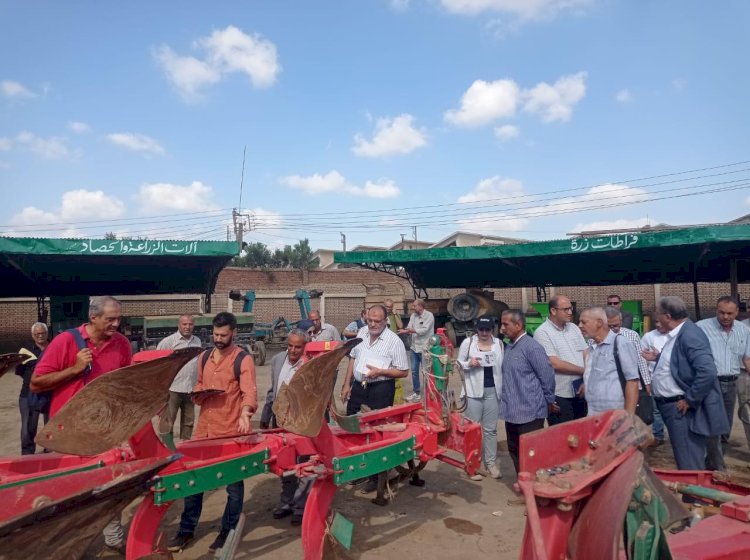 قطاع الزراعة الالية يستقبل وفد الاتحاد الاوروبي في مجال الميكنة الزراعية