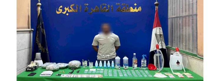 القبض علي متهم يقوم بتصنيع البودر والاتجار فيه