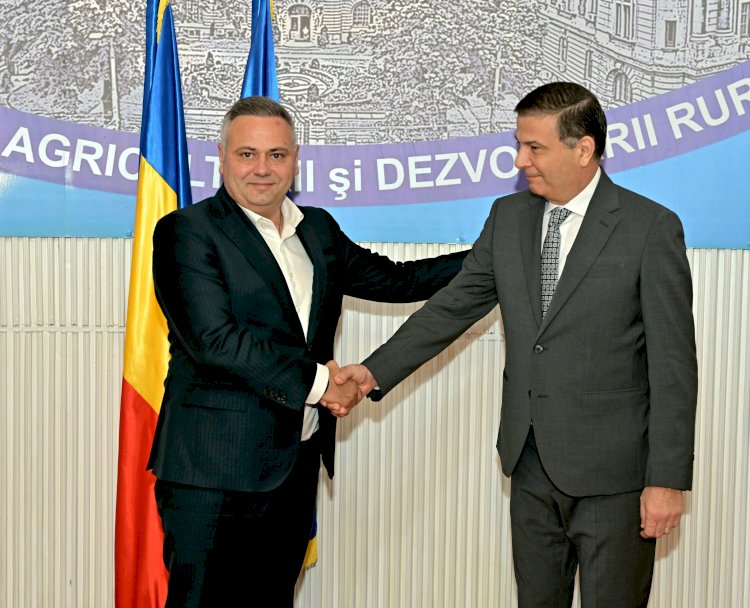 فاروق ونظيرة الروماني يبحثان التعاون في المجالات الزراعية المختلفة