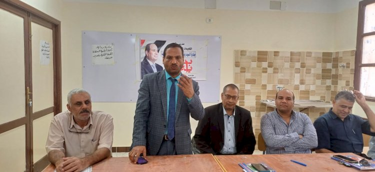 تعليمية أبوتشت تواصل فعاليات المبادرة  الرئاسية بداية جديدة بالمدارس