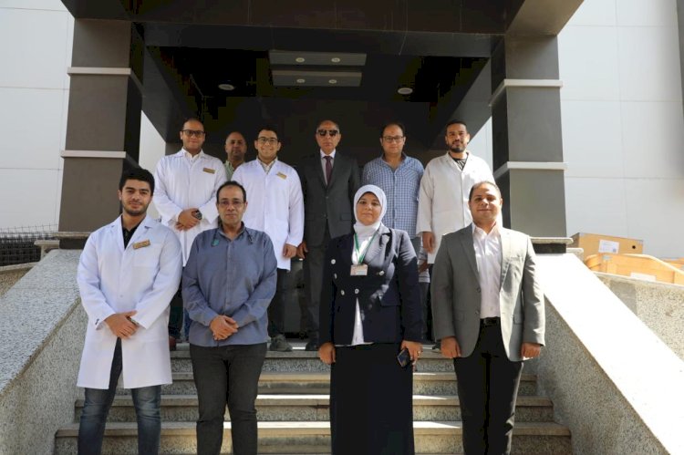 محافظ المنيا يقوم بزيارات ميدانية لعدد من مستشفيات المدينه