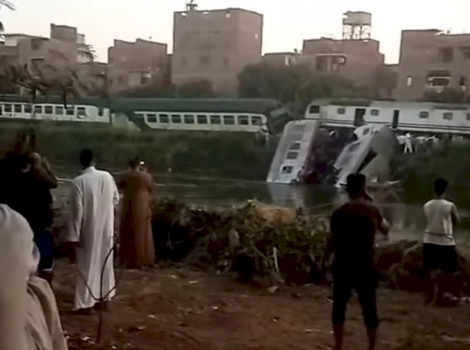 نيابة جنوب المنيا تصدر قرارا عاجلا في حادث قطار المنيا