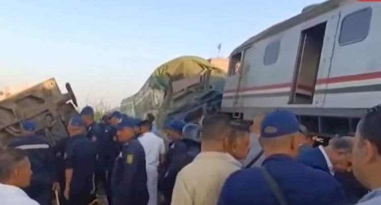 حالات المصابين في قطاري المنيا مستقرة والاسعاف وصل بعد 5 دقائق