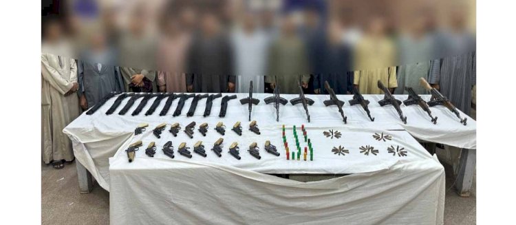 القبض علي تجار الاسلحة بثلاثة محافظات