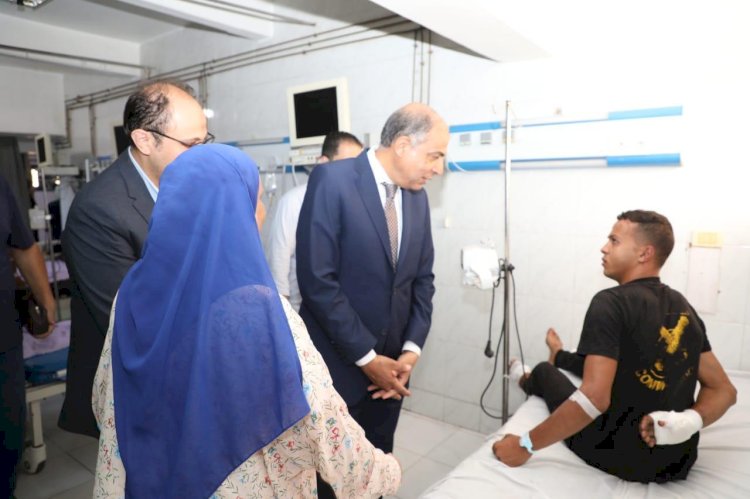 محافظ المنيا : خروج 19 مصاب وحجز حالتين وحالة وفاه واحدة في حادث تصادم القطار بجرار