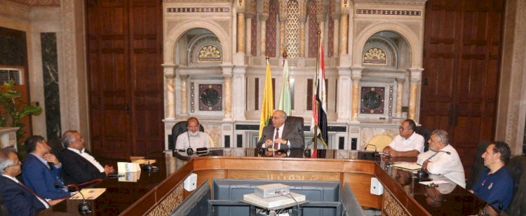 بحوث الصحراء وشركة داسكو يبحثان يبحثان التعاون في مجال حفر ابار المياه الجوفية